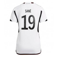 Koszulka piłkarska Niemcy Leroy Sane #19 Strój Domowy dla kobiety MŚ 2022 tanio Krótki Rękaw